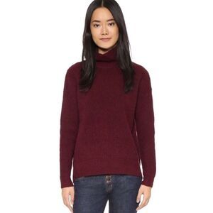 Madewell Solid Aria Wool/Alpaca Long Sleeve Turtleneck (Size:Small)